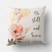 Bijbelverflakkering Psalm 46 Kussen (Achterkant)