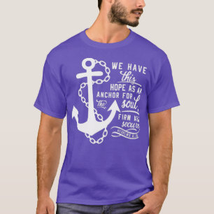 Bijbelverige Christelijke Anchor Hebreeuws 619 Gif T-shirt