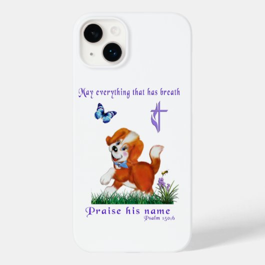 Bijbelvers Case-Mate iPhone Case (Achterkant)