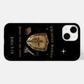 Bijbelvers Christelijk Case-Mate iPhone Case (Achterkant (horizontaal))