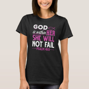 Bijbelvers christelijk gebed Jezus Heer Verlosser T-shirt