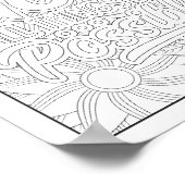 Bijbelvers/Christelijke Volwassen Kleurstof Poster (Hoek)