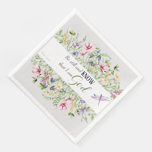 Bijbelvers die botanische Waterverf aanmoedigen Servet (Hoek)