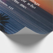 Bijbelvers, Filippijnen 4:13 Cadeaupapier (Hoek)