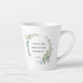 Bijbelvers, Filippijnen 4:13 Mok koffie (Rechts)