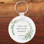 Bijbelvers, Filippijnen 4:13 Sleutelhanger (Voorkant)