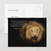 Bijbelvers geheugenkaart briefkaart (Voorkant / Achterkant)