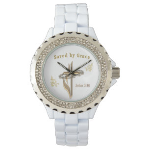 Bijbelvers gered door genade horloge
