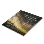 Bijbelvers Jesaja 30 Dit is de weg die daarin bewa Tegeltje (Zijkant)