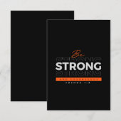 Bijbelvers Jozua 1:9 Kaart (Voorkant / Achterkant)