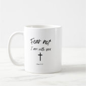 Bijbelvers mok - Vrees niet (Links)