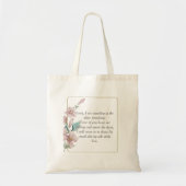 Bijbelvers Openbaring 3:20 Canvas tas-n3 Tote Bag (Voorkant)