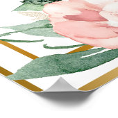 Bijbelvers over bloemen poster (Hoek)