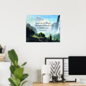 Bijbelvers, Phil 4:13, ik kan alles doen... Poster (Thuiskantoor)
