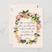 Bijbelvers - Psalm 32:7 Briefkaart (Voorkant / Achterkant)