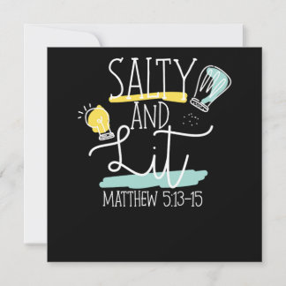 Bijbelvers Salty And Lit Mattheus 51315 Kaart