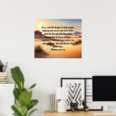 Bijbelvers Sjabloon, Waarde Poster Papier (Matte) (Thuiskantoor)