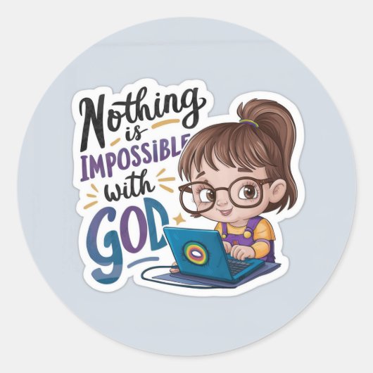 Bijbelvers sticker (Voorkant)