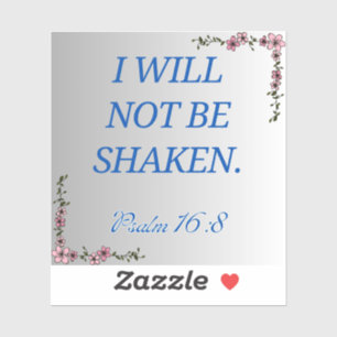 Bijbelvers sticker - Spreuken 16:8