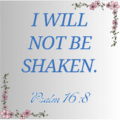 Bijbelvers sticker - Spreuken 16:8 (Voorkant)