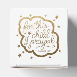 Bijbelvers uit 1 Samuel 1:27 Bedankdoosjes