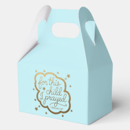 Bijbelvers uit 1 Samuël 1:27 Gunstbox Bedankdoosjes
