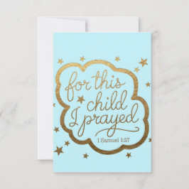 Bijbelvers uit 1 Samuel 1:27 Kaart