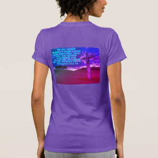 Bijbelvers uit de Filipijnen 2:14-15. T-shirt