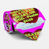 Bijbelvers van Psalm 51:10. Stropdas (Opgerold)