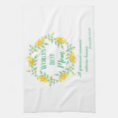 Bijbelvers voor 's werelds beste moeder theedoek (Verticaal)