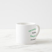 Bijbelverse Espresso Mok Lamentations 3:22-23 (Voorkant rechts)