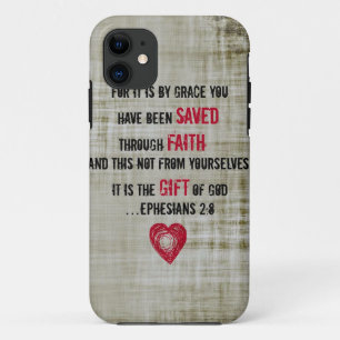 Bijbelverse esthesians 2:8 iPhone 11 hoesje