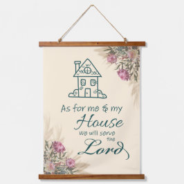 Bijbelverse - hout - Muurschildpad Hangend Wandkleed