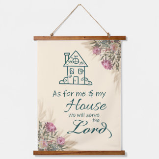 Bijbelverse - hout - Muurschildpad Hangend Wandkleed