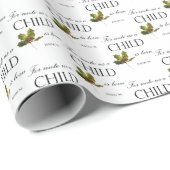 Bijbelverse kerstpapier cadeaupapier (Rol Hoek)