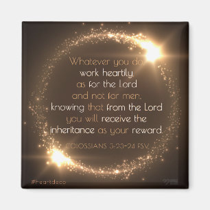 Bijbelverse Magnet - Colossians Magneet
