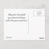 Bijbelverse Matthew 11:28  Briefkaart van het Ontw (Achterkant)