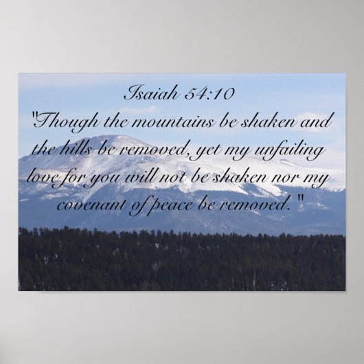 Bijbelverse Poster (Voorkant)