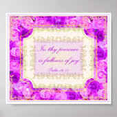 Bijbelverse Poster/afdruk Poster (Voorkant)