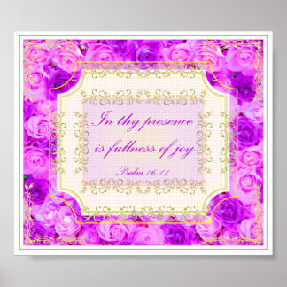 Bijbelverse Poster/afdruk Poster