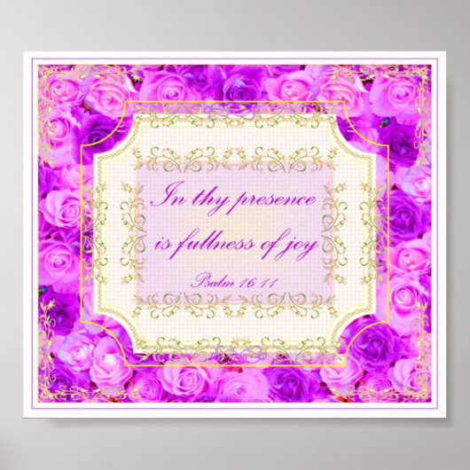 Bijbelverse Poster/afdruk Poster (Voorkant)