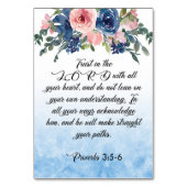 Bijbelverse Proverbs-Kaart Kaart (Voorkant)