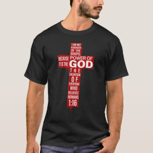 Bijbelverse religie Jesus Cross Christelijk T-shirt