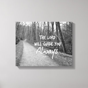 Bijbelverse stimuleren canvas afdruk