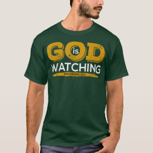 Bijbelverse T God kijkt naar de werkwoorden 153 T-shirt