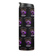 Bijbelverse thermische trommel voor zwarte vrouwen thermosbeker (Geroteerd rechts)