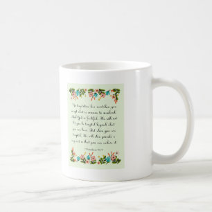 Bijbelversen Art - 1 Corinthians 10:13 Koffiemok