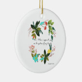 Bijbelversen Art - Isaiah 49:16 Keramisch Ornament (Rechts)