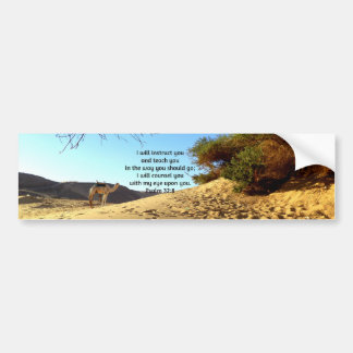 Bijbelversen Inspirerend prijsopgave Psalm 32:8 Bumpersticker