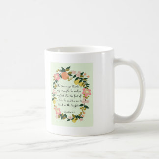 Bijbelverses Art - Habakkuk 3:19 Koffiemok